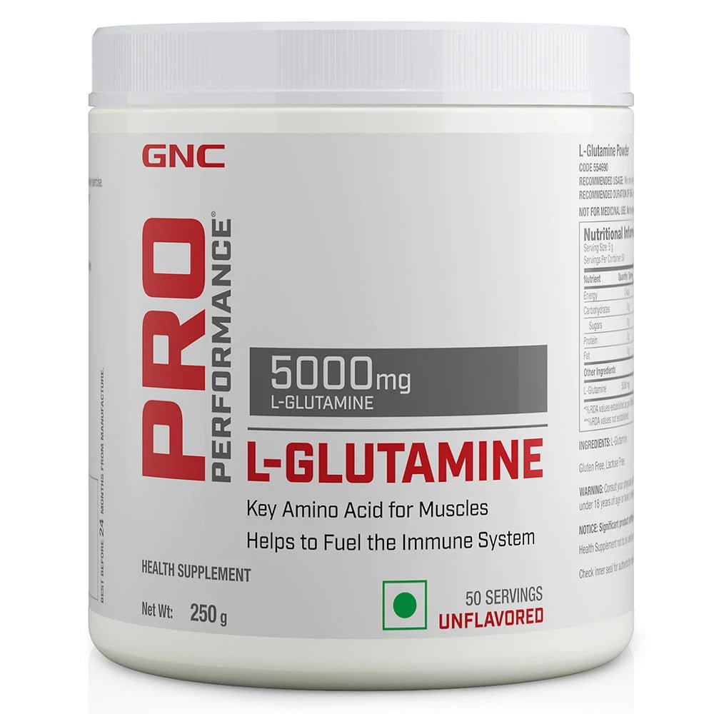 GNC L-Glutamine Powder 250gm - GNC -