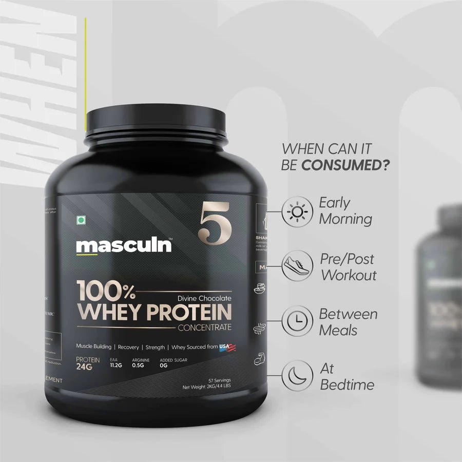 Masculn Whey Protein Concentrate For Post-Workout Muscle Support - Masculn -