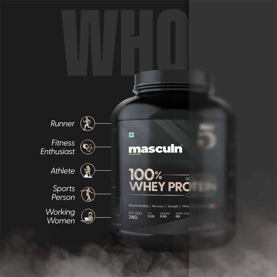Masculn Whey Protein Concentrate For Post-Workout Muscle Support - Masculn -