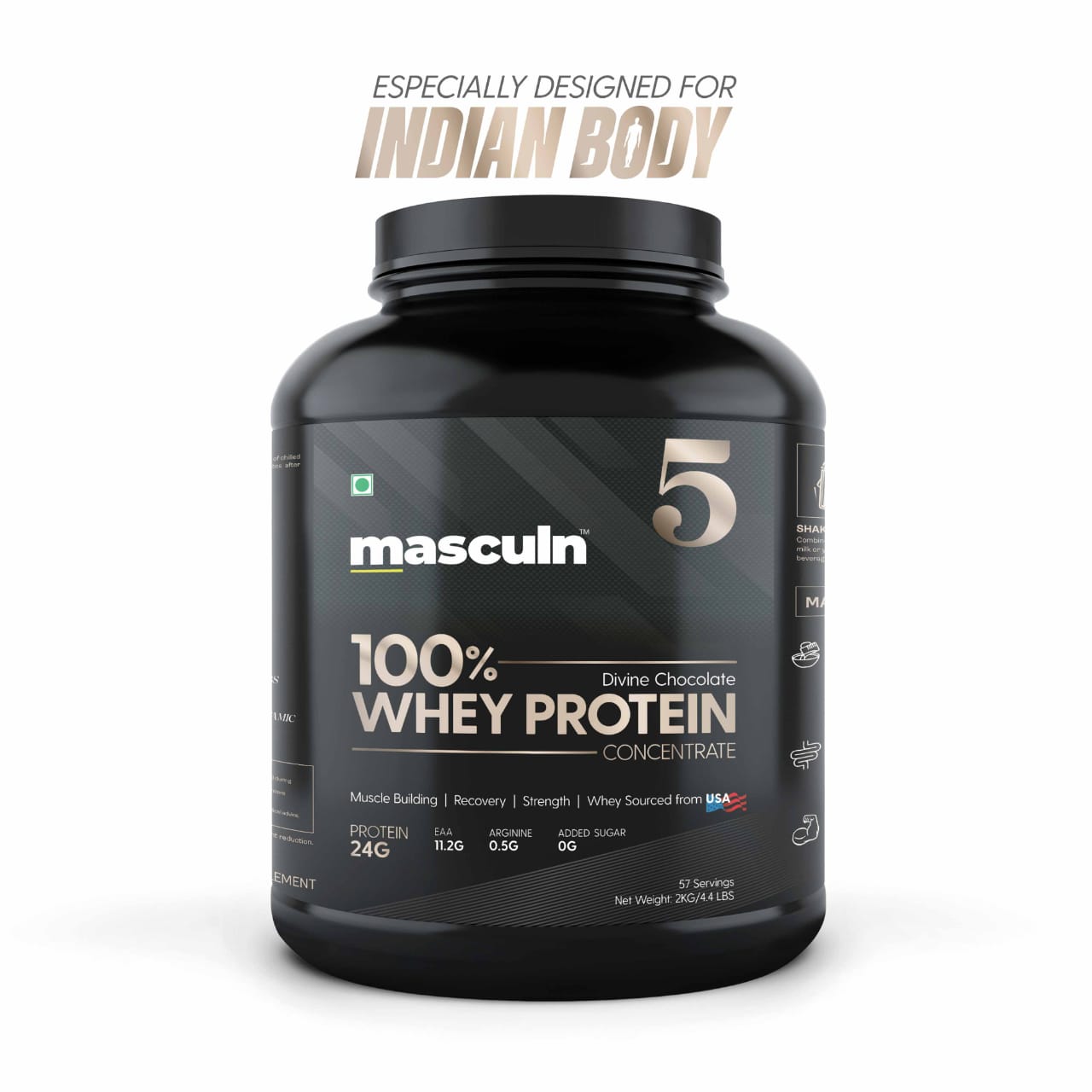 Masculn Whey Protein Concentrate For Post-Workout Muscle Support - Masculn -