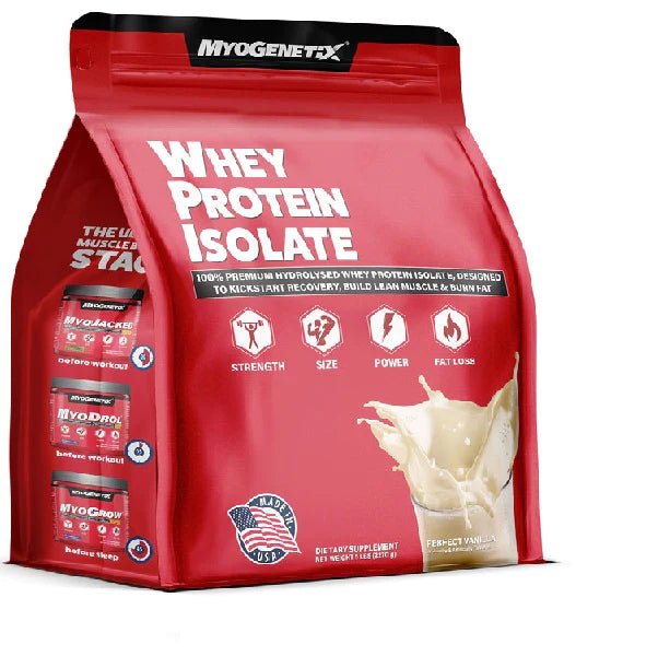 Myogenetix Whey Protein Isolate With Scan Verify 5lbs (2.27kg) - Myogenetix -