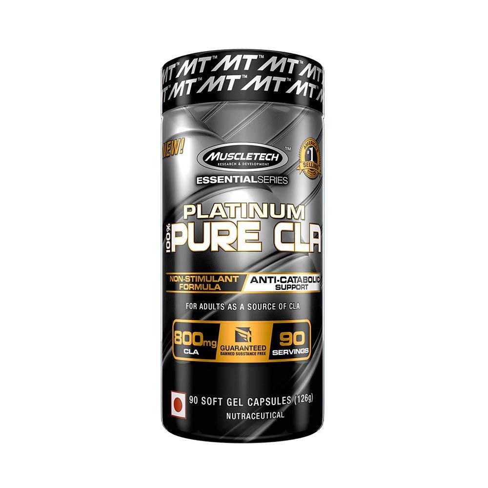 Muscletech Essential Series Platinum Pure CLA 800 mg, 90 softgels - Muscletech -