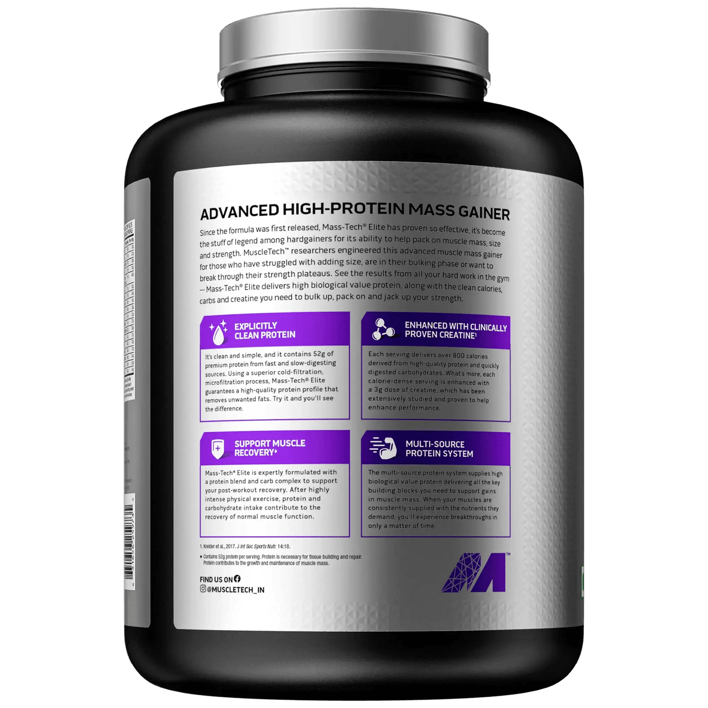 Muscletech Mass Tech Elite 3kg - Muscletech -