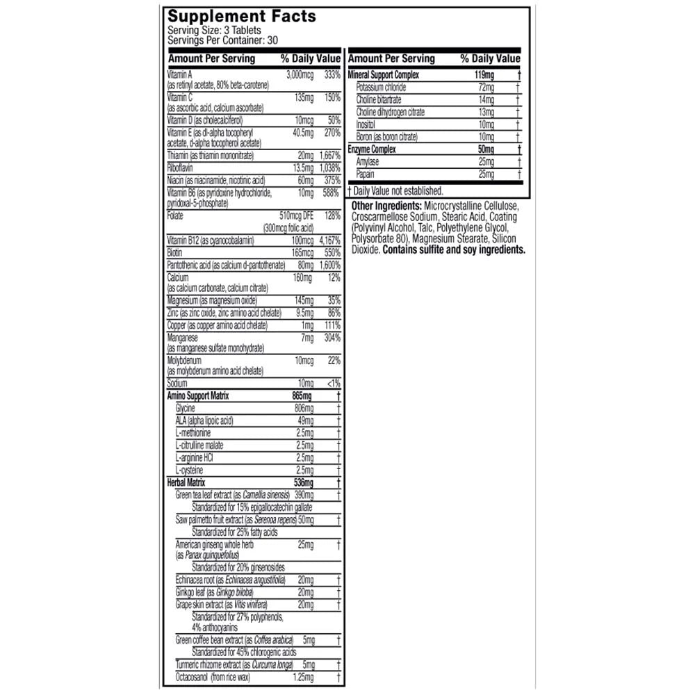 Muscletech Platinum Multivitamin