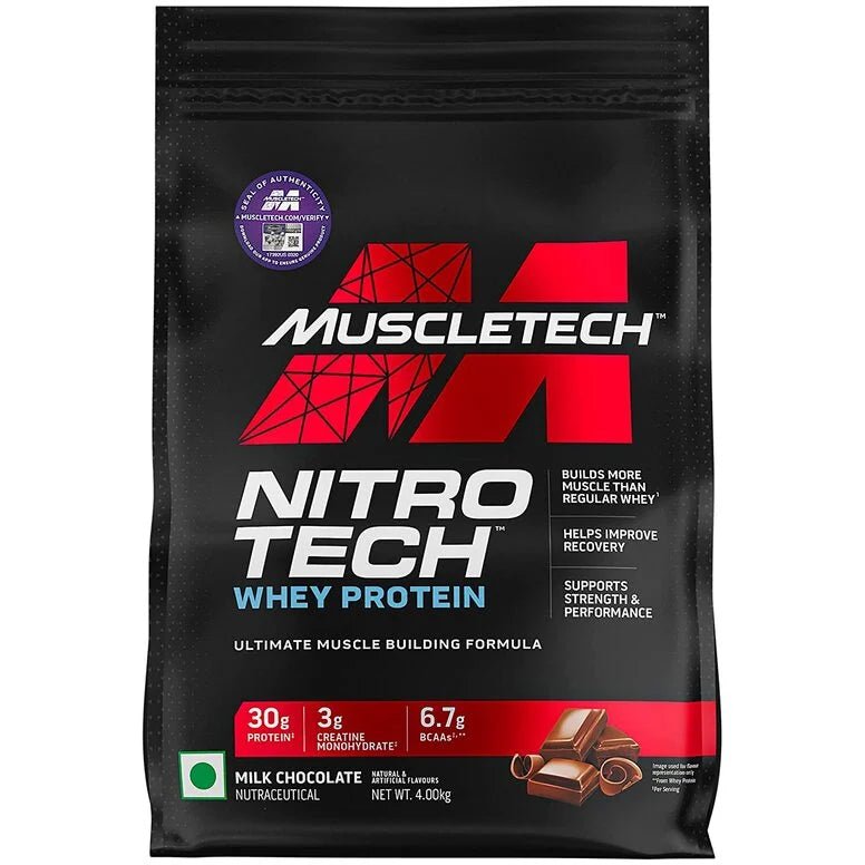 Muscletech Nitrotech Whey Protein Powder - Muscletech - MT_Nitrotech_2kg_choc
