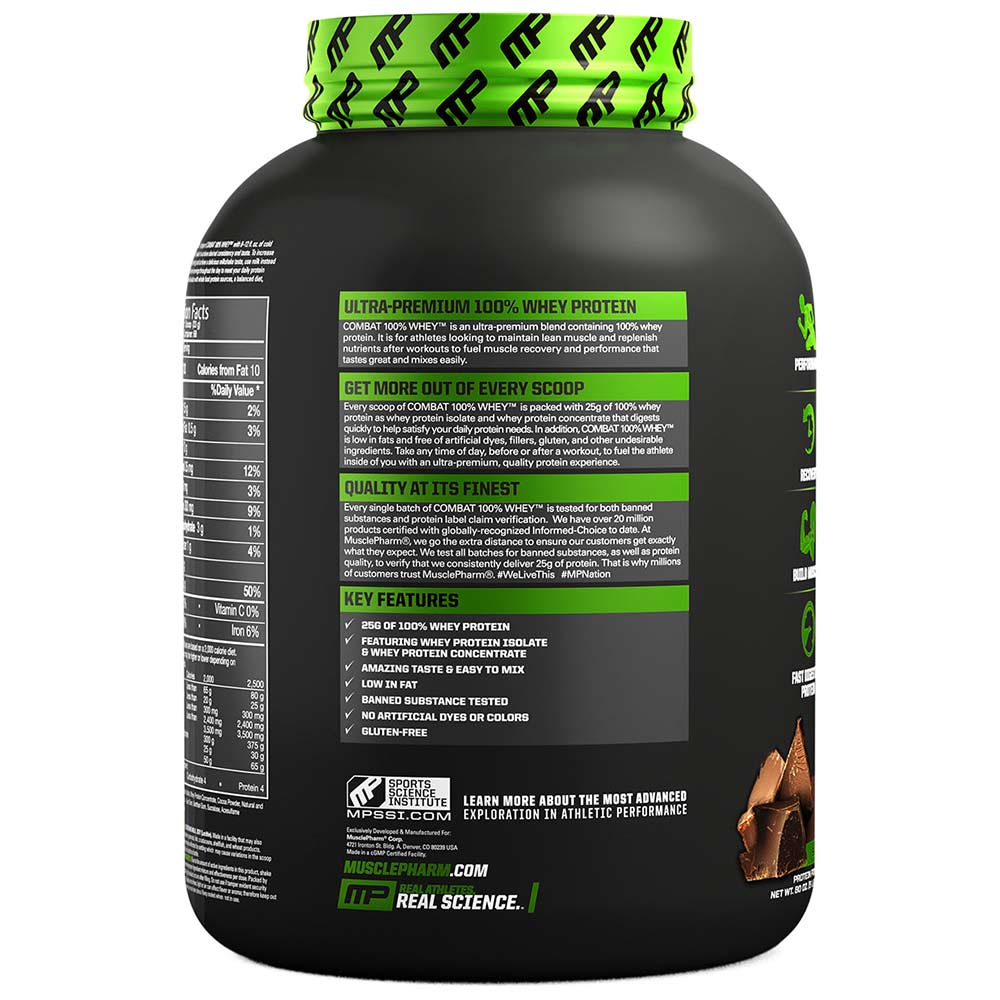Musclepharm Combat 100% Whey | 5lb - Musclepharm - MP_Combat_Choc
