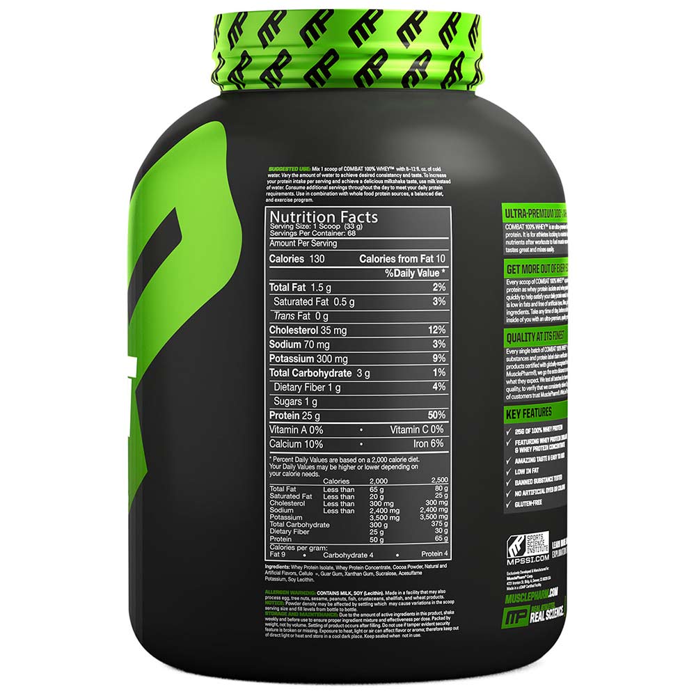 Musclepharm Combat 100% Whey | 5lb - Musclepharm - MP_Combat_Choc
