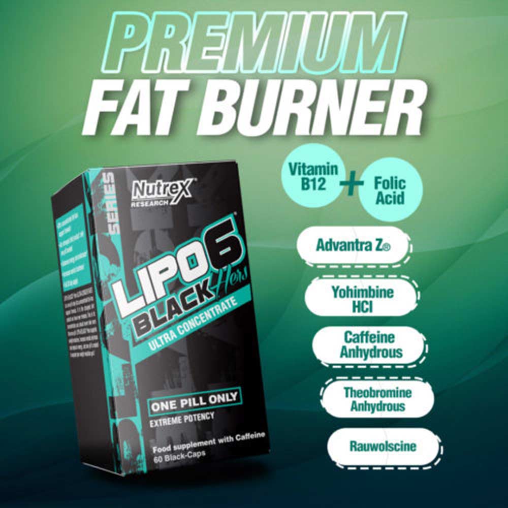 Nutrex Lipo-6 Black Hers Ultra Concentrate, 60 capsules - Nutrex -