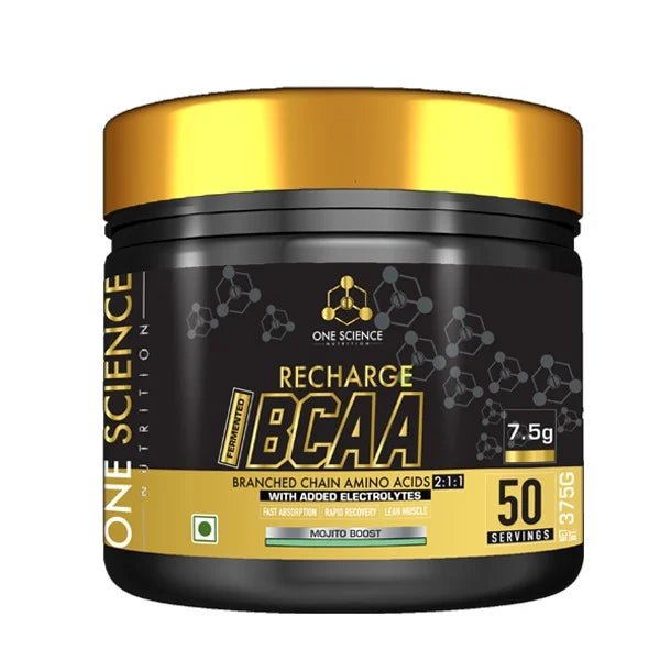 One Science Recharge BCAA, 375 gm, 50 Servings - One Science -