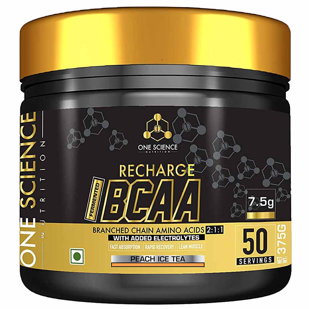 One Science Recharge BCAA, 375 gm, 50 Servings - One Science -