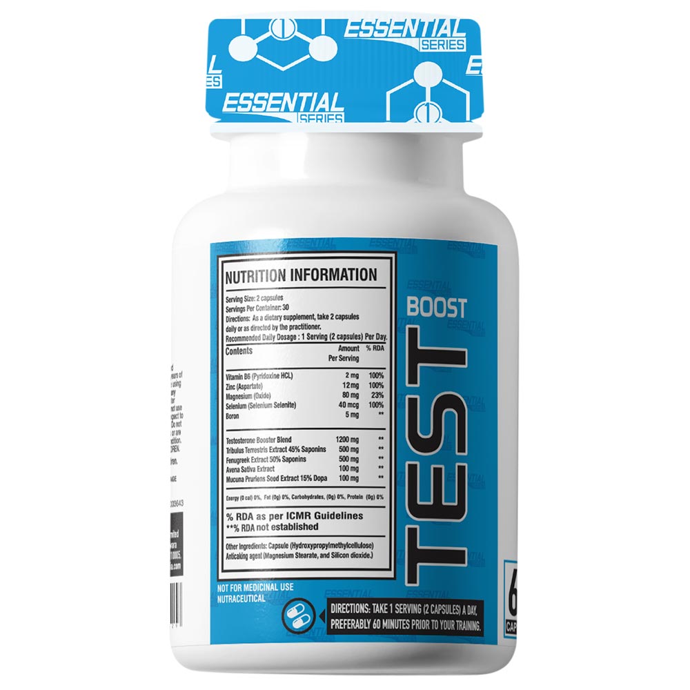 One Science Essential Series Test Boost, 60 capsules