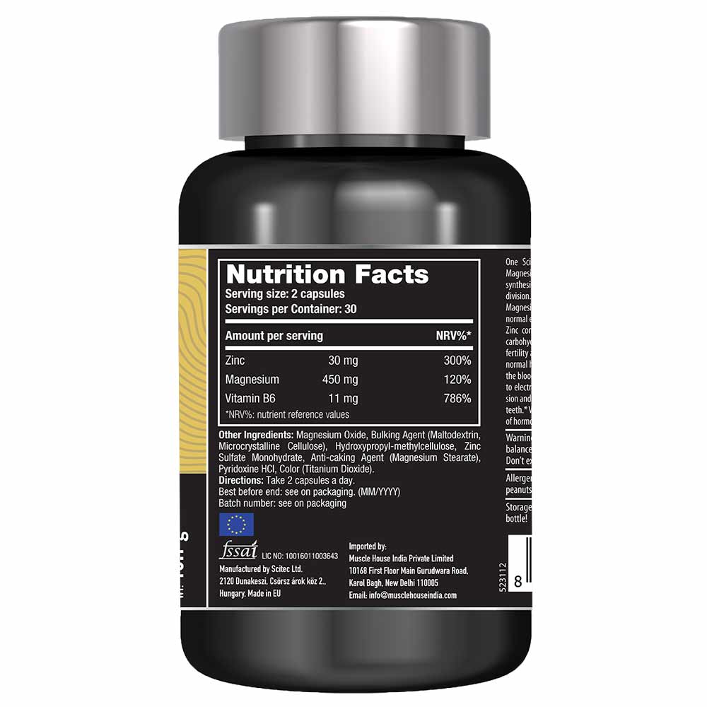 One Science ZMA, 60 capsules - One Science -