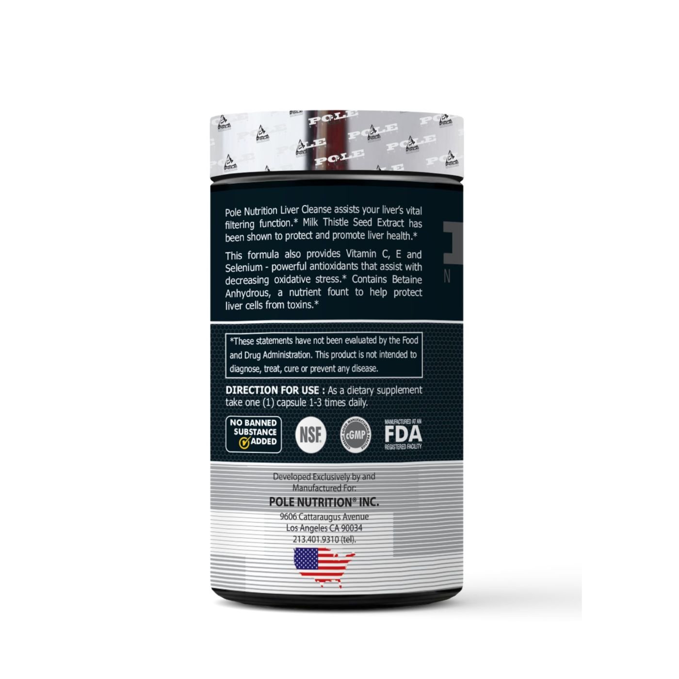 Pole Nutrition Liver Cleanse, 60 capsules - Pole Nutrition - Pole_LiverCleanse