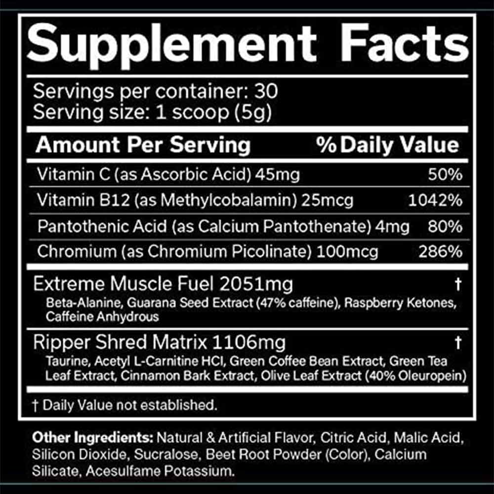 JNX Sports The Ripper Fat Burner | 30 Servings