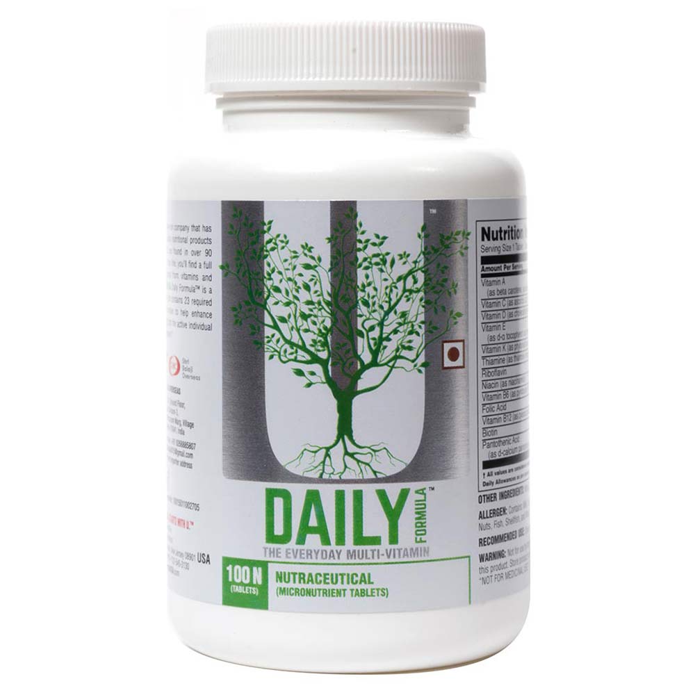 Universal Nutrition Daily Formula Multivitamin 100 Tablets