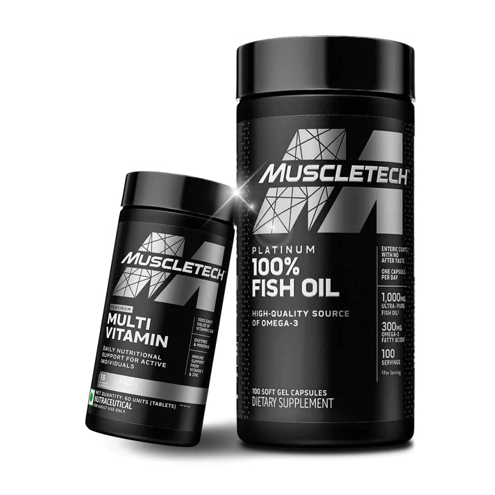 Muscletech Fish Oil 100 Softgels with Multivitamin 60 tablets Review