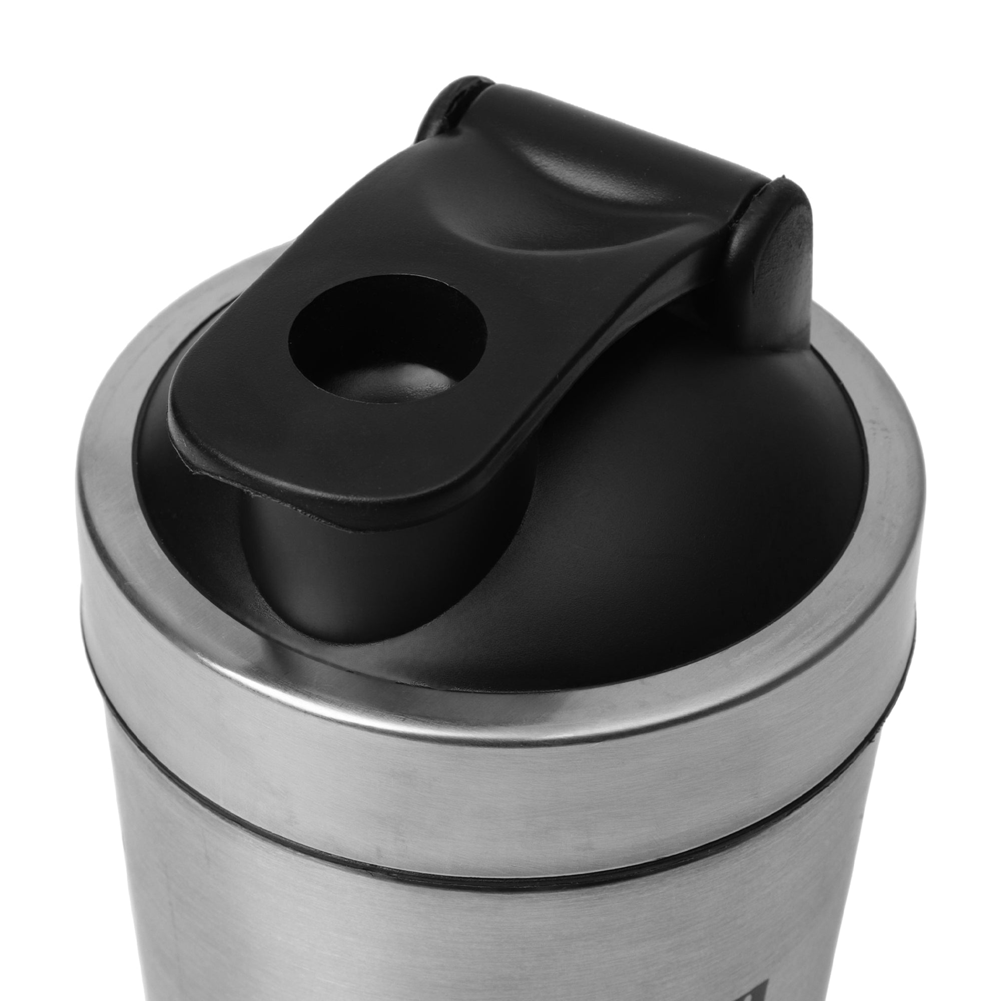Nutrigize 590ml Stainless Steel Shaker Bottle for Protein & Supplements | Leakproof Gym Shaker