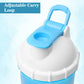 Nutrigize 3-Compartment Shaker Bottle with container For Pills And Powder, 600 ml