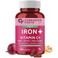 Carbamide Forte Iron Folic acid tablets for men and women, 100 tablets