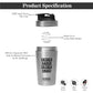 Nutrigize Stainless Steel Shaker Bottle 590ml