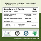 Carbamide Forte Veg Omega3 1000mg, 60 Veg capsules