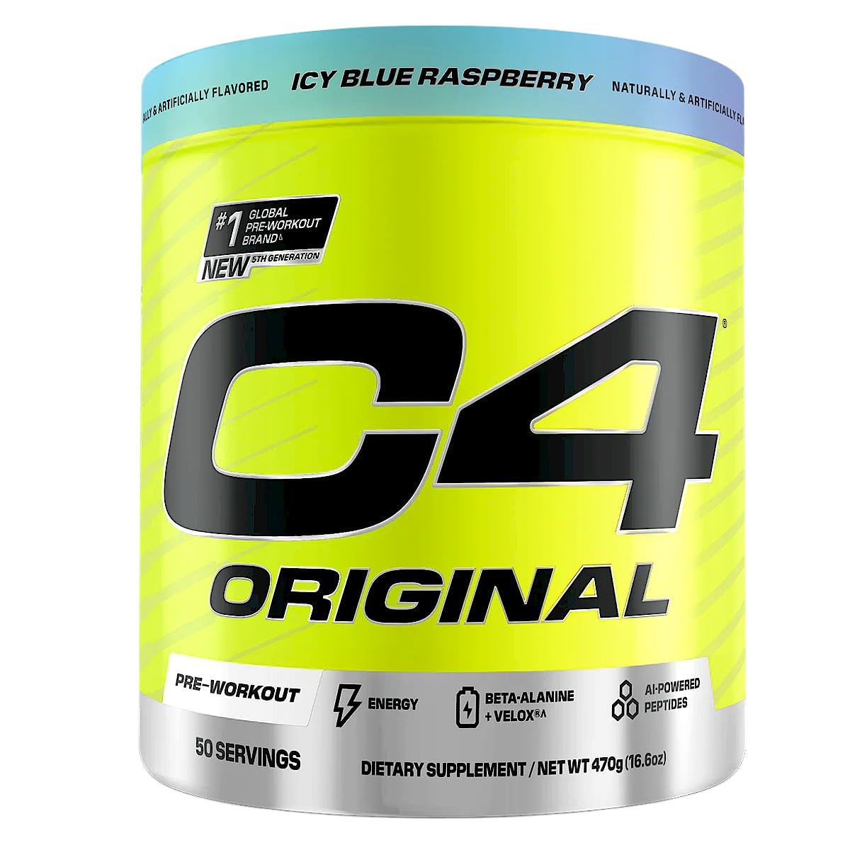 Cellucor C4 Original Pre-Workout – 50 Servings | Energy & Focus Formula