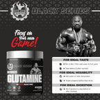 Dexter Jackson Black Micronized Glutamine, 60 Servings, 300gm