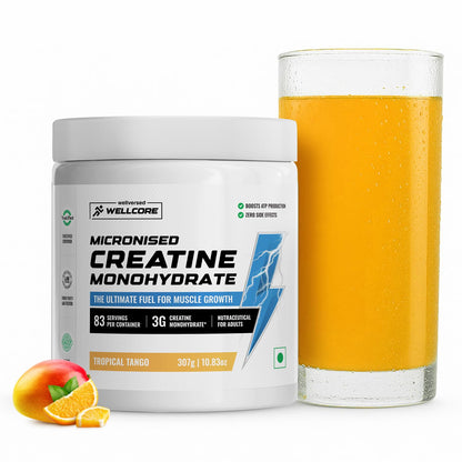 Wellcore Pure Micronised Creatine Powder , 83 Servings