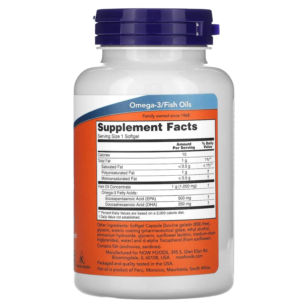 NOW Ultra Omega-3 Fish Oil Supplement – 90 Softgels | EPA DHA Formula