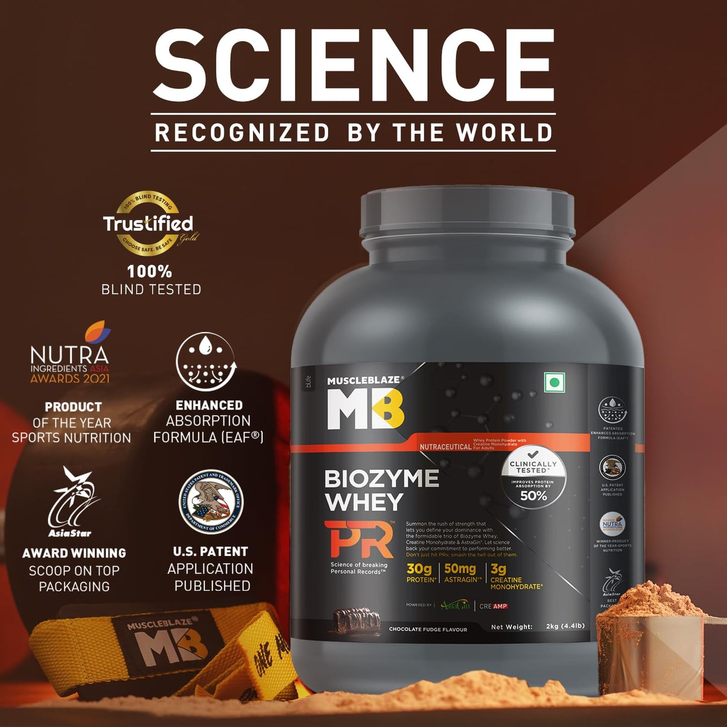 MuscleBlaze Biozyme Whey PR 2kg