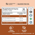 Carbamide Forte Salmon Fish Oil Omega3, 1000mg, 90 softgels