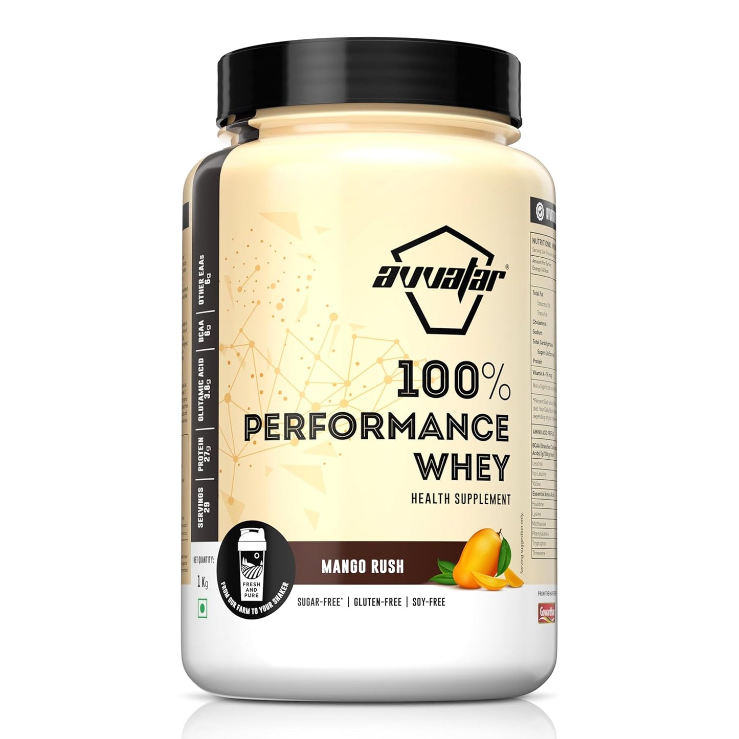 Avvatar 100% Performance Whey, 1Kg