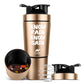 Stainless Steel Protein Shaker Bottle 590ml with Storage | Nutrigize