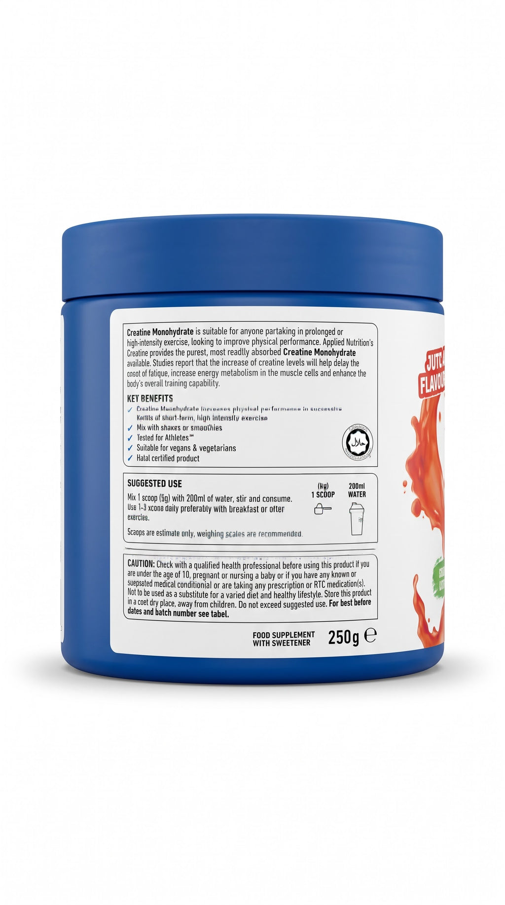 Applied Nutrition Creatine Monohydrate | Micronized Creatine Powder | 50 Servings