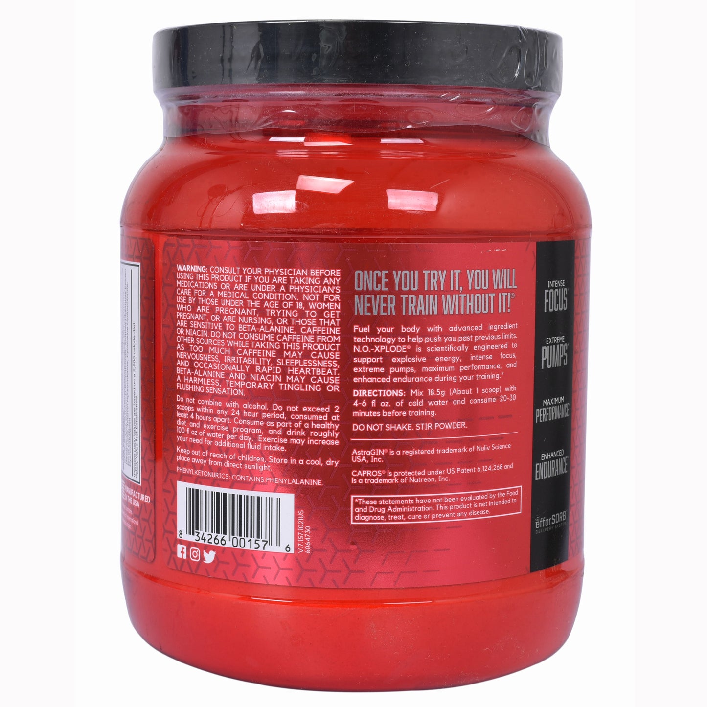 BSN NO Xplode Pre workout