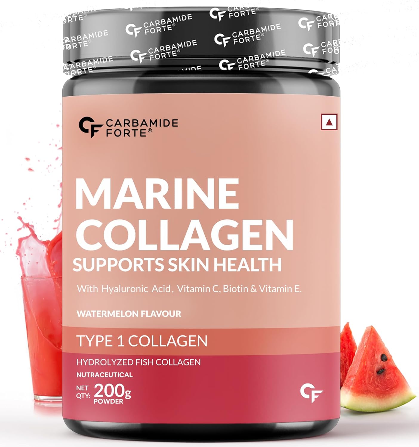 Carbamide Forte Marine Collagen for Skin & Hair 200gm
