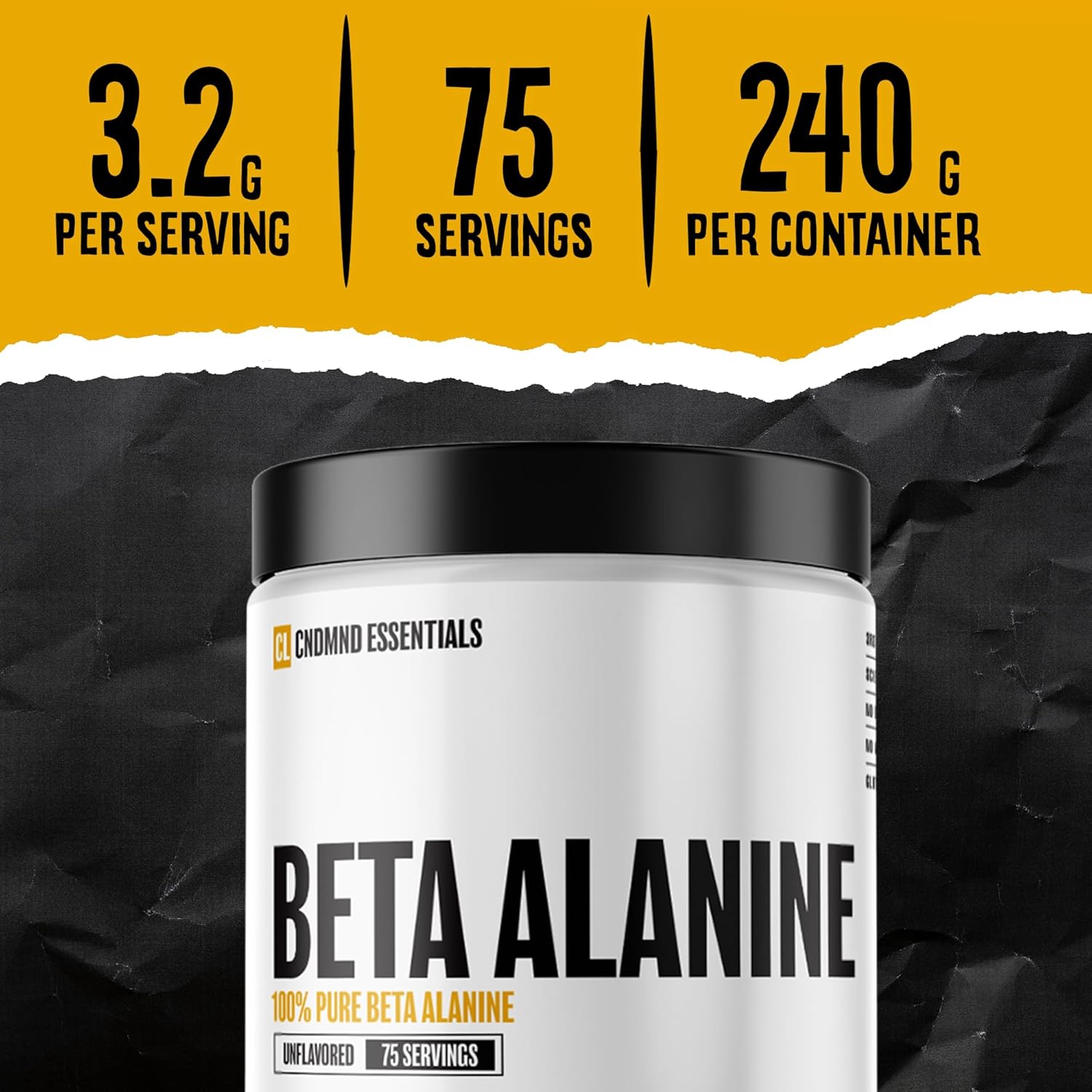 Condemned Labz 100% Pure Beta Alanine Powder, 75 servings