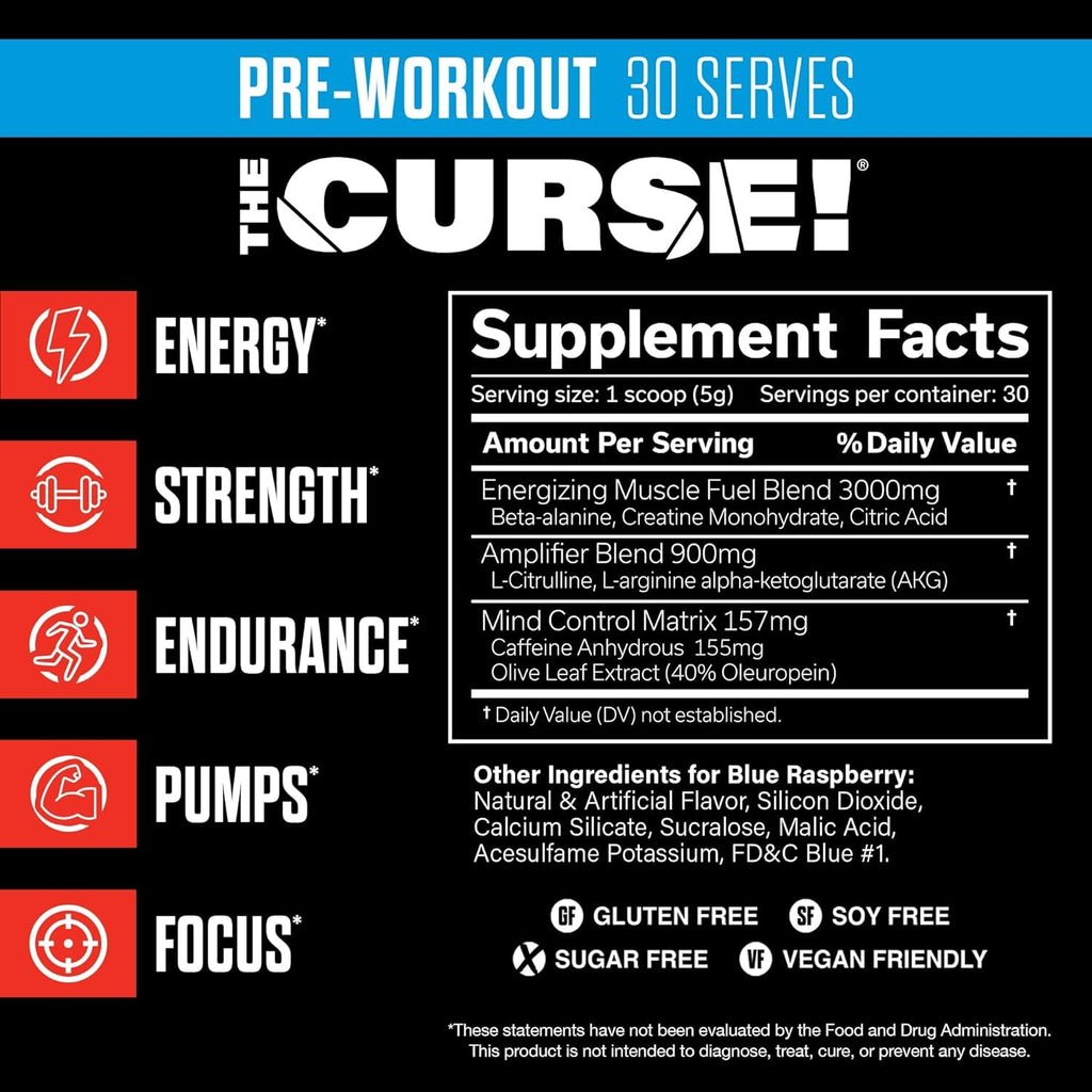 JNX Sports The Curse Pre-workout | 30 Servings