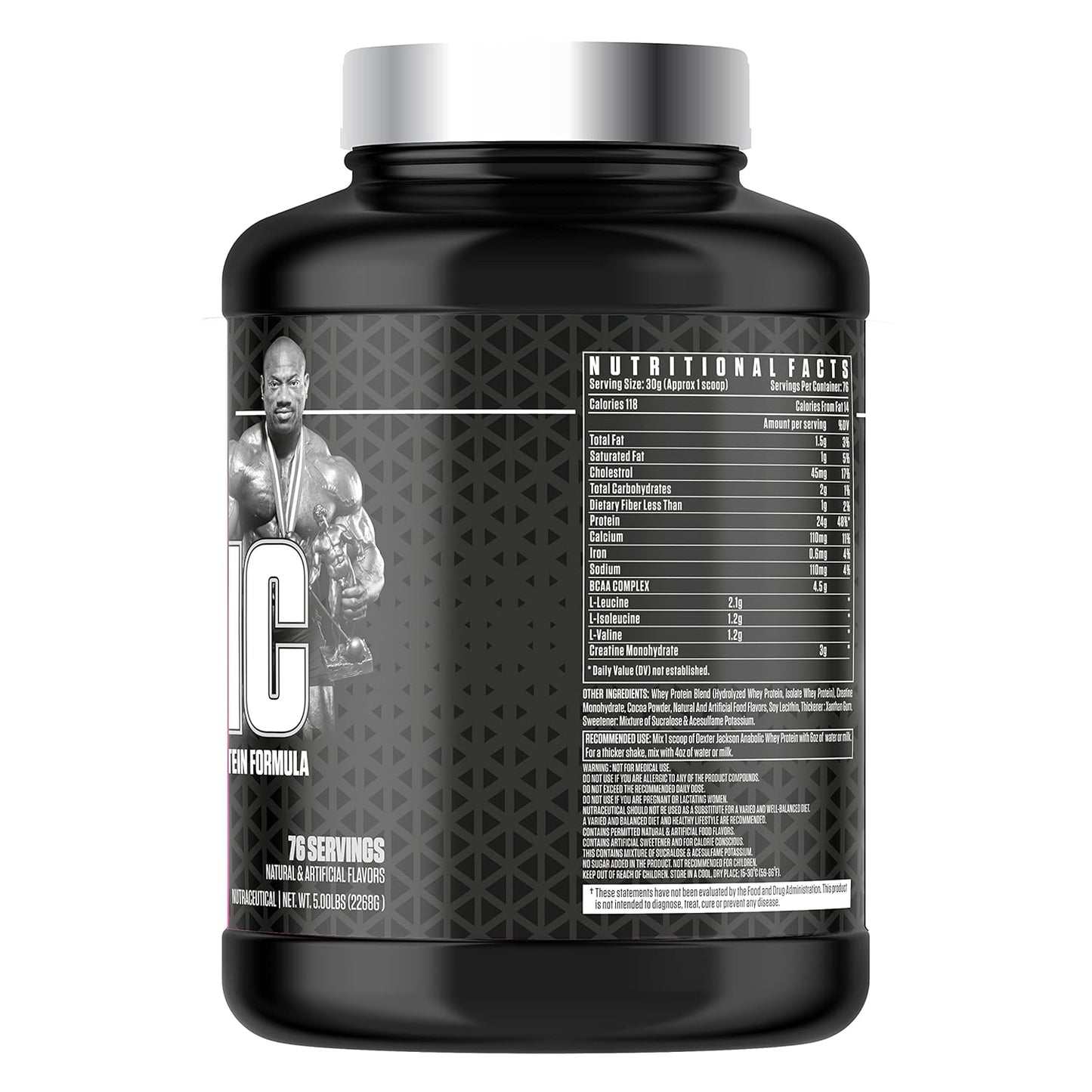 Dexter Jackson Black Series Anabolic Advance Whey & Isolate Matrix Protein Powder 5lbs