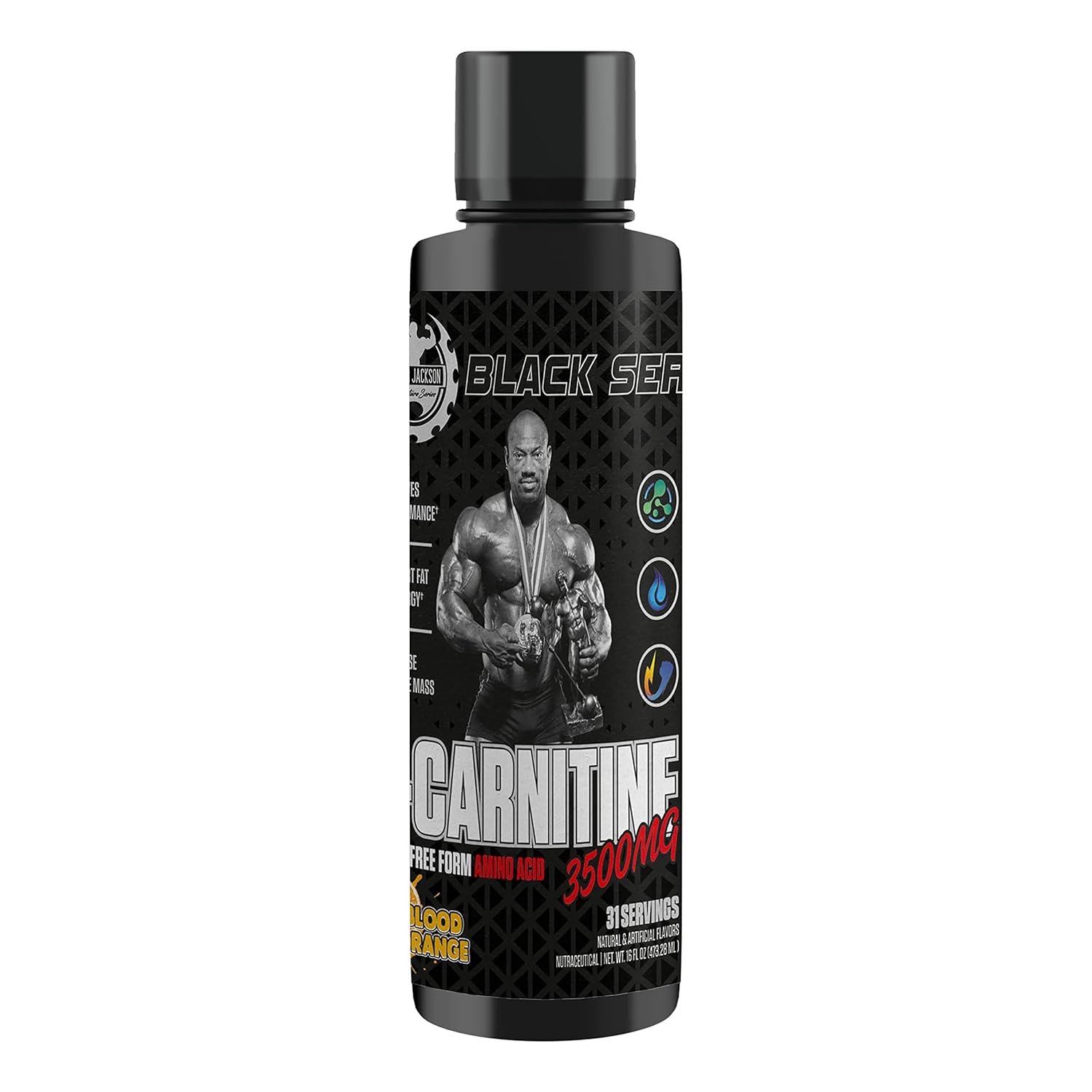 Dexter Jackson Black Series Carnitine liquid, 31 servings