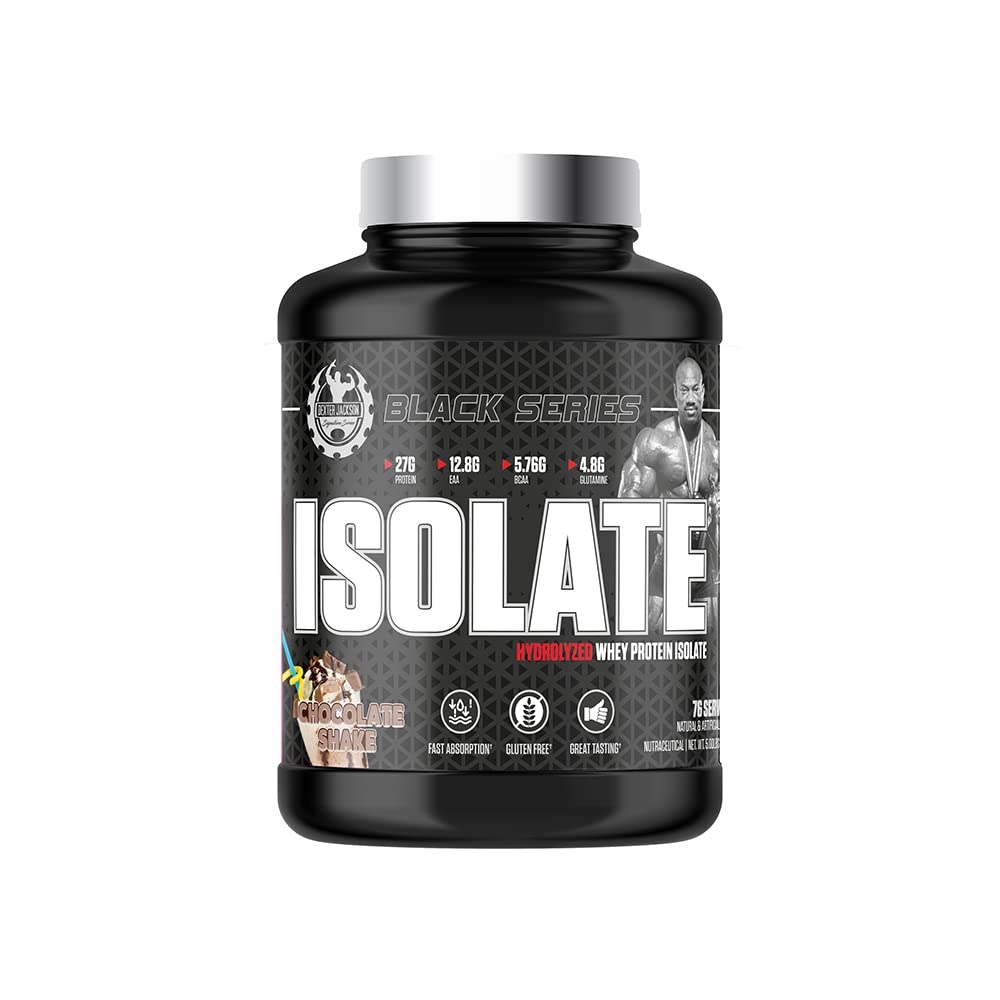 Dexter Jackson Black Series Isolate Protein Powder | Hydrolyzed Whey Protein Isolate 5lbs