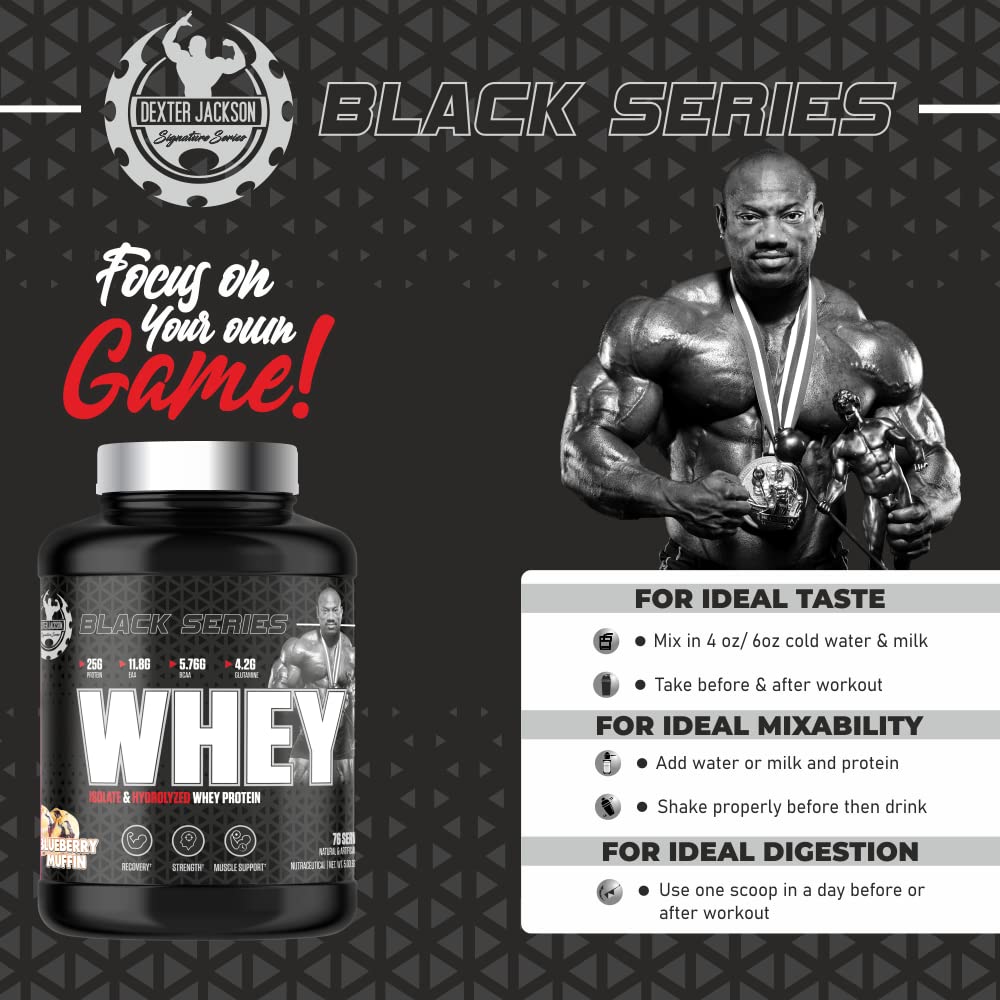 Dexter Jackson Black Series Whey Protein 5lbs (2.27kg)