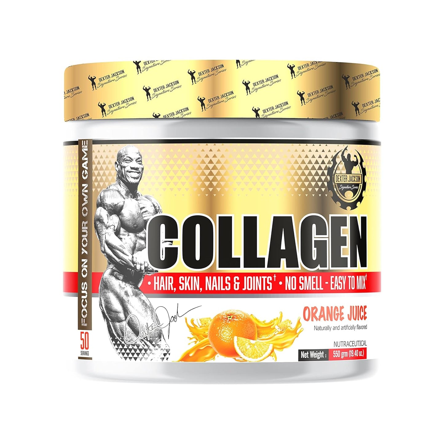 Dexter Jackson Gold Series Collagen, 50 servings, Fruit Punch