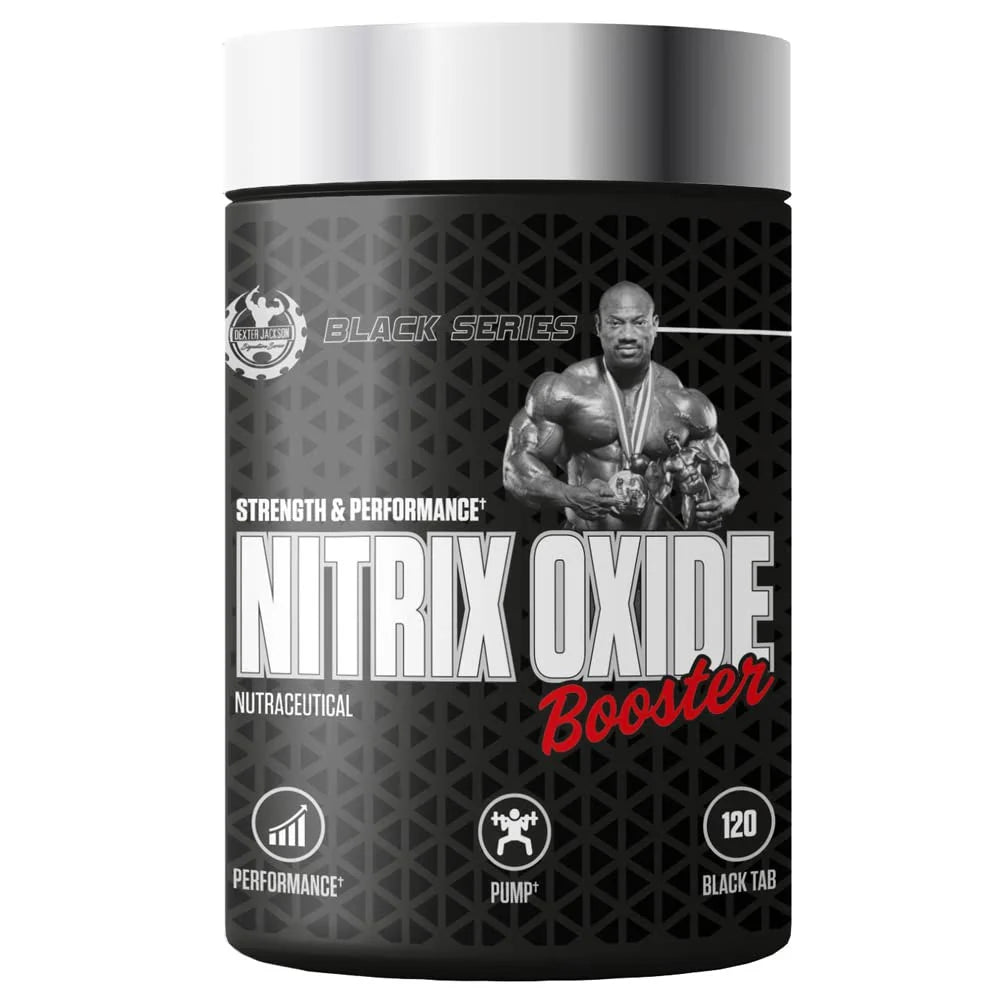 Dexter Jackson Black Series Nitrix Oxide Booster, 120 tablets - Dexter Jackson - DJ_Nitric_Black_120