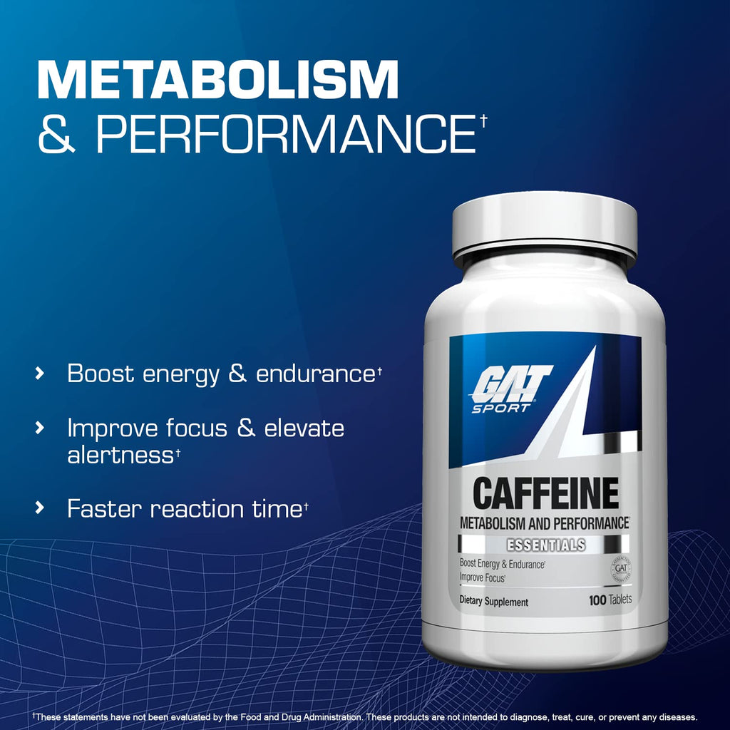 GAT Caffeine 100 Tablets - GAT - GAT_Caffeine_100
