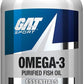 GAT Essentials Omega-3 Purified Fish Oil, 90 Count