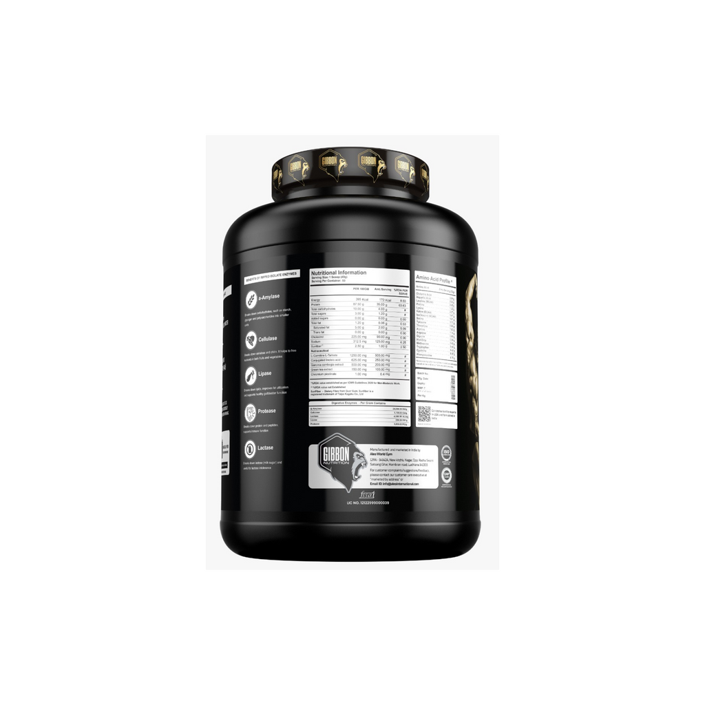 Gibbon Nutrition Ripped Isolate Whey Protein Isolate 2kg