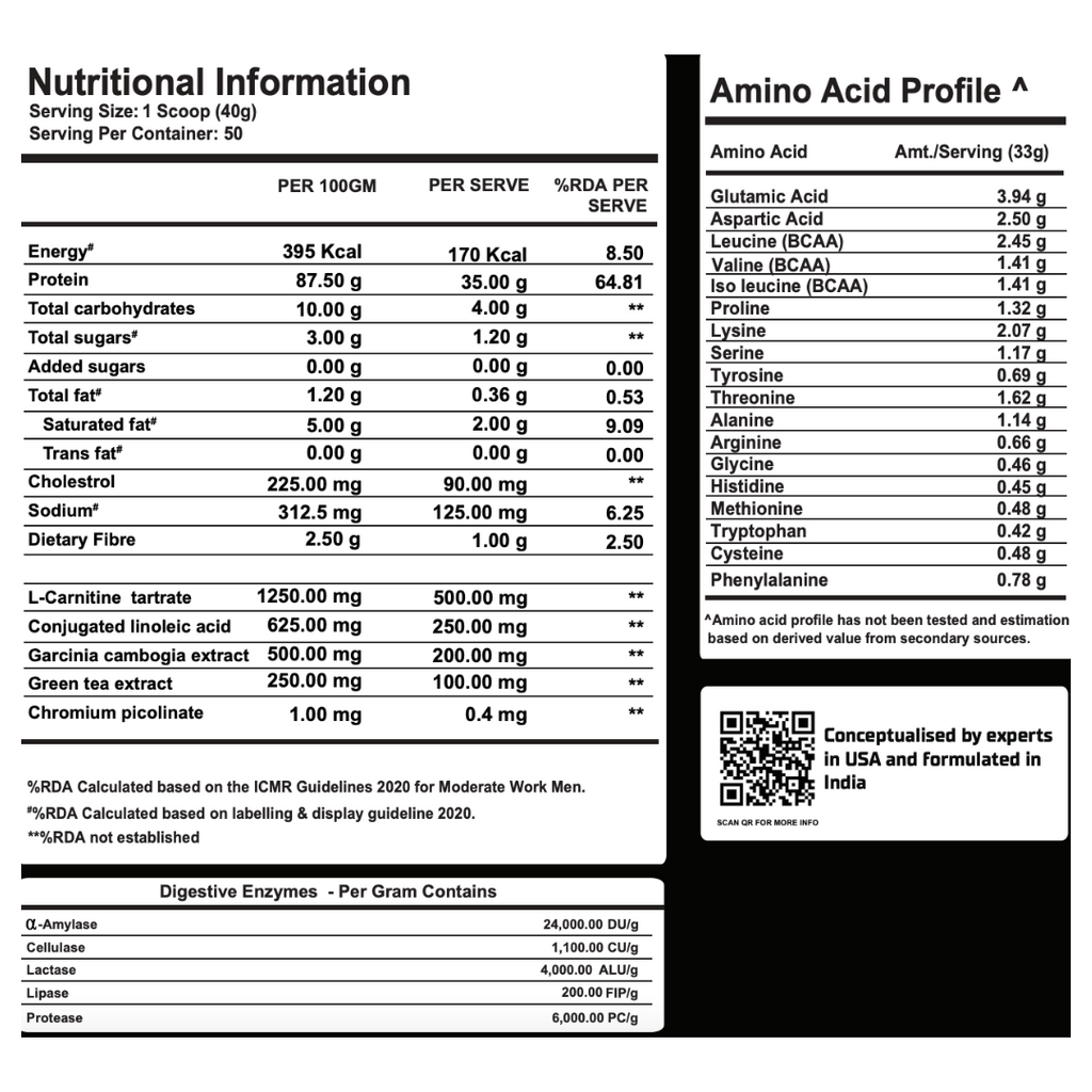 Gibbon Nutrition Ripped Isolate Whey Protein Isolate 2kg