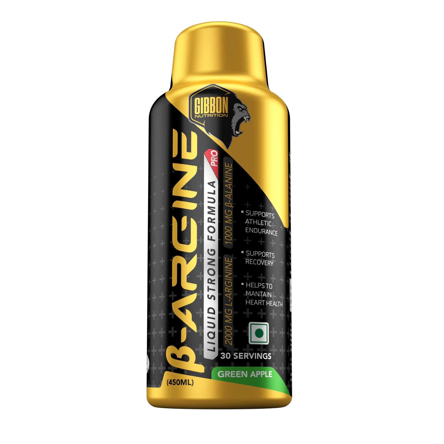 Gibbon Nutrition B Argine with L-Arginine and B-Alanine, 30 Servings - Gibbon Nutrition -