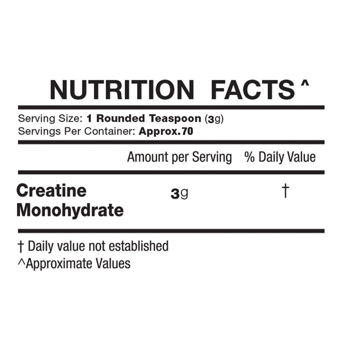 IN2 Creatine Monohydrate, Unflavoured, 70 servings